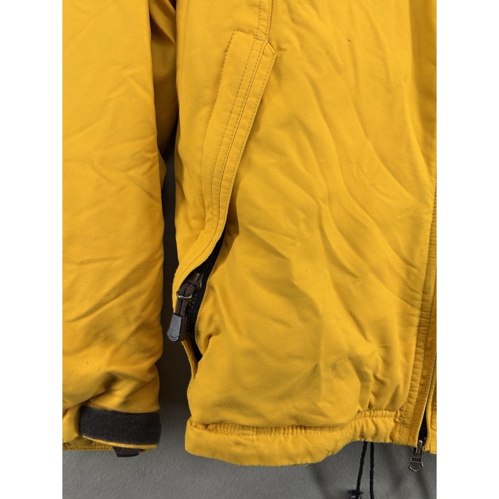 Vintage Abercrombie & Fitch A92 Fleece Lined Winter Ski Jacket Yellow Men's Sz S - Picture 4 of 14